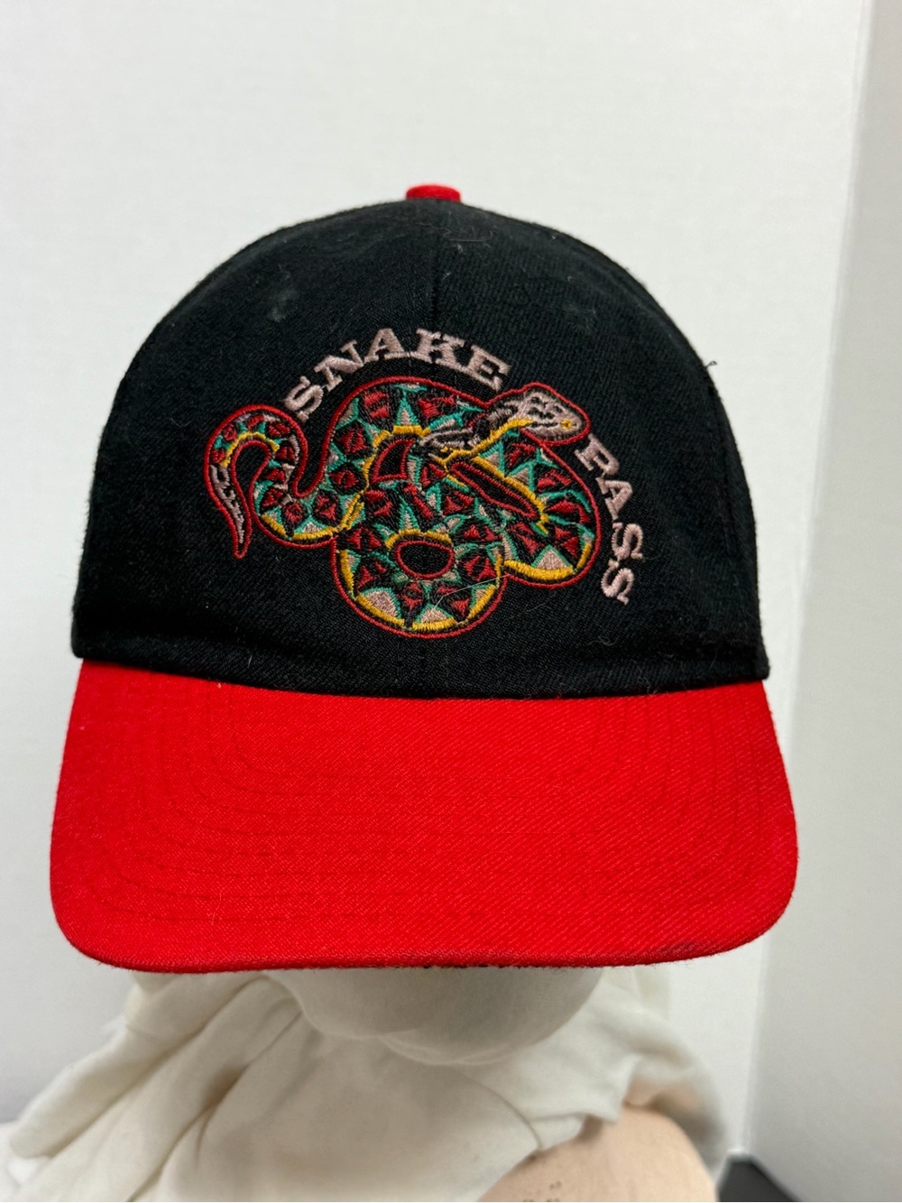 Vintage Marlboro Adventure Team Wool Hat Cap Strap Back Snake Pass 90s